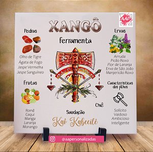 Azulejo Orixá Xangô