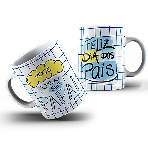 Caneca de Porcelana Dia dos Pais