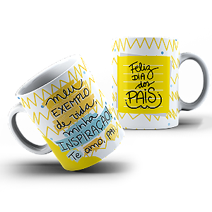 Caneca de Porcelana Dia dos Pais