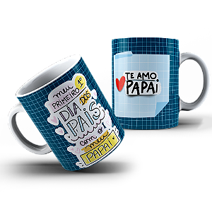 Caneca de Porcelana Dia dos Pais