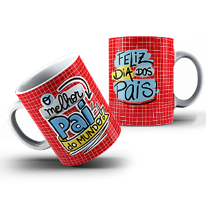 Caneca de Porcelana Dia dos Pais