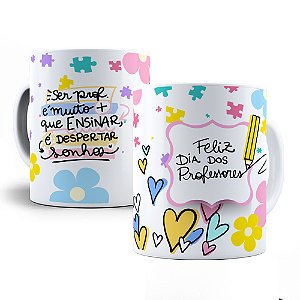 Caneca de Porcelana Dia dos Professores