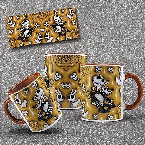 Caneca de Porcelana Halloween