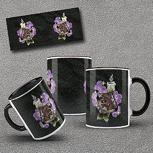 Caneca de Porcelana Halloween