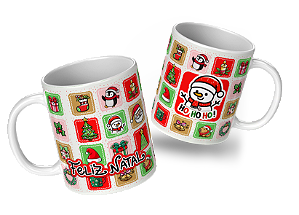 Caneca Porcelana de Natal