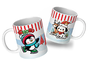Caneca Porcelana de Natal