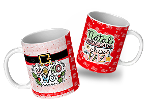 Caneca Porcelana de Natal