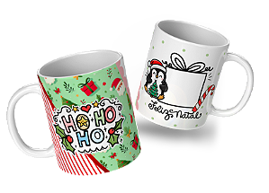 Caneca Porcelana de Natal