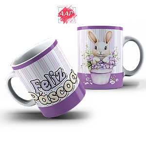 Caneca de Porcelana Páscoa