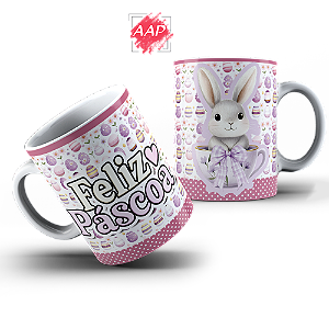 Caneca de Porcelana Páscoa
