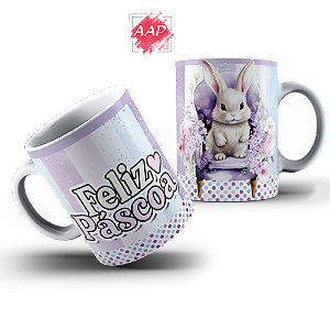Caneca de Porcelana Páscoa