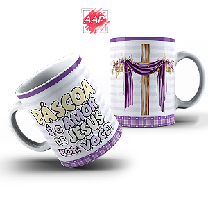 Caneca de Porcelana Páscoa