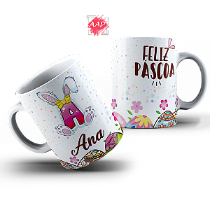 Caneca de Porcelana Páscoa