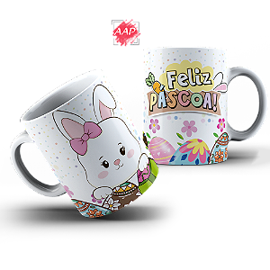 Caneca de Porcelana Páscoa