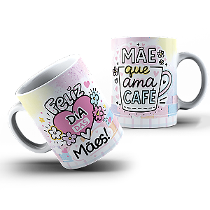 Caneca de Porcelana Dia das Mães