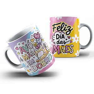 Caneca de Porcelana Dia das Mães