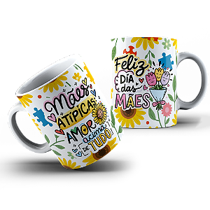 DUPLICADO - Caneca de Porcelana Dia das Mães