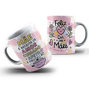 Caneca de Porcelana Dia das Mães