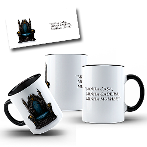 Caneca Porcelana Quarta Asa