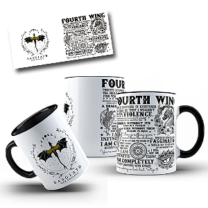 Caneca Porcelana Quarta Asa