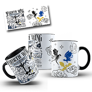 Caneca Porcelana Quarta Asa