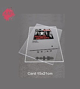 Quadro Card em Acrílico Spotify Música One Direction
