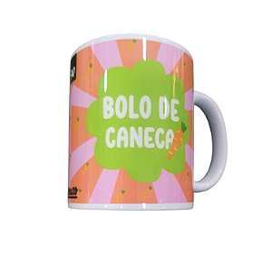 Caneca Porcelana - Páscoa Bolo de Cenoura
