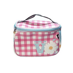 Necessaire frescura vó vichy rosa