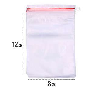 Saco Zip Lock 8x12 cm - N4