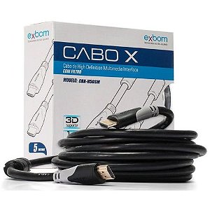Cabo HDMI 5 Metros Exbom CBX-H50SM