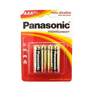 Pilha Alcalina Panasonic C/4 AAA
