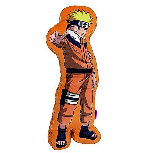 Almofada Formato Naruto Uzumaki Fibra