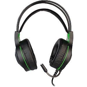 Fone de Ouvido Headset Gamer EG301GR Têmis Verde Com Fio Evolut