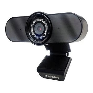 Webcam Com Microfone Usb EO-01 Evolut