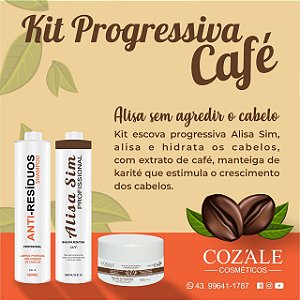 Kit Progressiva extrato de Café - Profissional