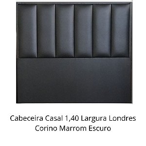 Cabeceira Londres Casal Corino Marrom