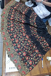 Saia Em Renda Africana - SEA048