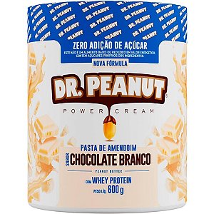 Pasta de Amendoim Com Whey Protein - (600g) - Bueníssimo - Dr Peanut -  Única