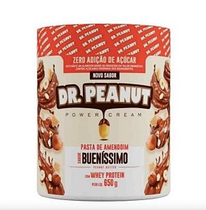 DR. PEANUT PASTA DE AMENDOIM 650 GRAMAS - CHOCOLATE BRANCO - Empório  Armazém da Terra