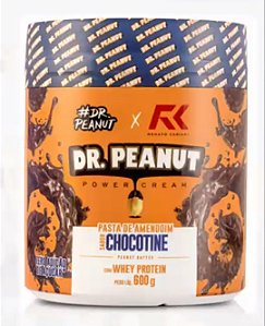 Pasta De Amendoim Dr Peanut Leite em Pó Com Whey Protein 650g