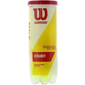 bola de tênis wilson championship pack com 6 tubos