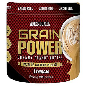 Pasta De Amendoim Integral Grain Power Cremosa  - 1kg