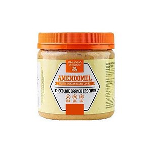 Pasta de Amendoim Amendomel Chocolate Branco Crocante - 500g