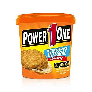 Pasta de Amendoim Power1One 1,005kg Crocante - Integral