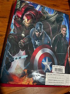 Jogo de Cama Solteiro Infantil Vingadores 2 Peças