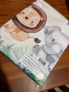 Jogo Cama Solteiro 2 Peças Infantil Safari