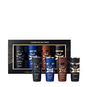 Kit Perfume Lattafa Asad Collection EDP 4x25ml