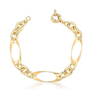 Pulseira elos alternados ANTIALÉRGICA