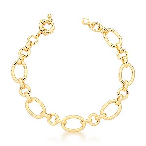 Pulseira elos ovais ANTIALÉRGICA