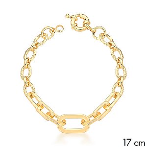 Pulseira elos ovais II ANTIALÉRGICA